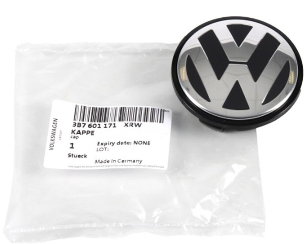 Volkswagen Passat 2001-2005 Model Arası Alüminyum Jant Göbeği Orjinal 3B7601171XRW