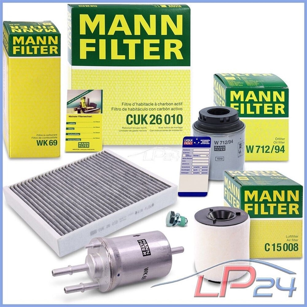 Volkswagen Polo 1.2 TDI Periyodik Bakım Filtre Seti Mazot Filtreli Hengst Marka 03P115562-6R0129620A-6R0819653-6R0127400C