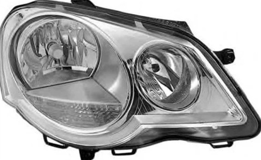 Volkswagen Polo 2005 - 2009 Far Komple Sağ Depo Marka 6Q1941008AJ