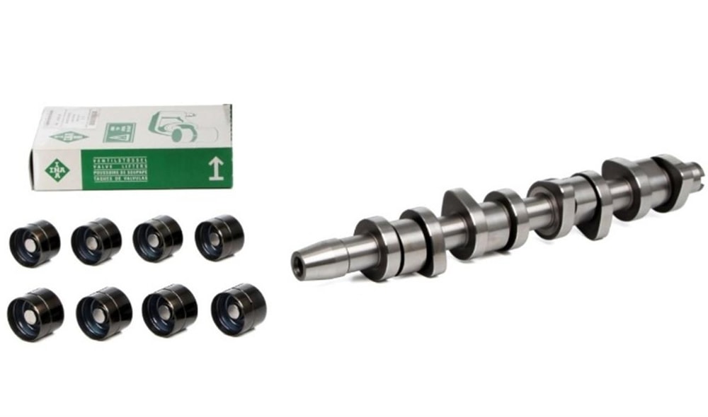 Volkswagen T5 1.9 TDI AXB Motor Eksantrik Mili Çelik Ve Subap Fincan Takımı Set İna Marka 038109101R-038109309C