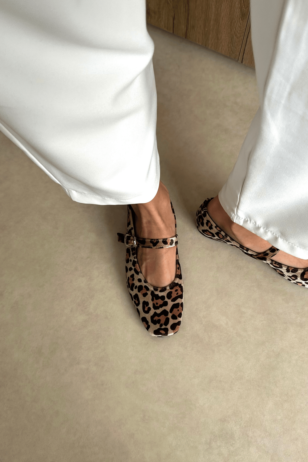 Kadın Babet KADİFE LEOPAR