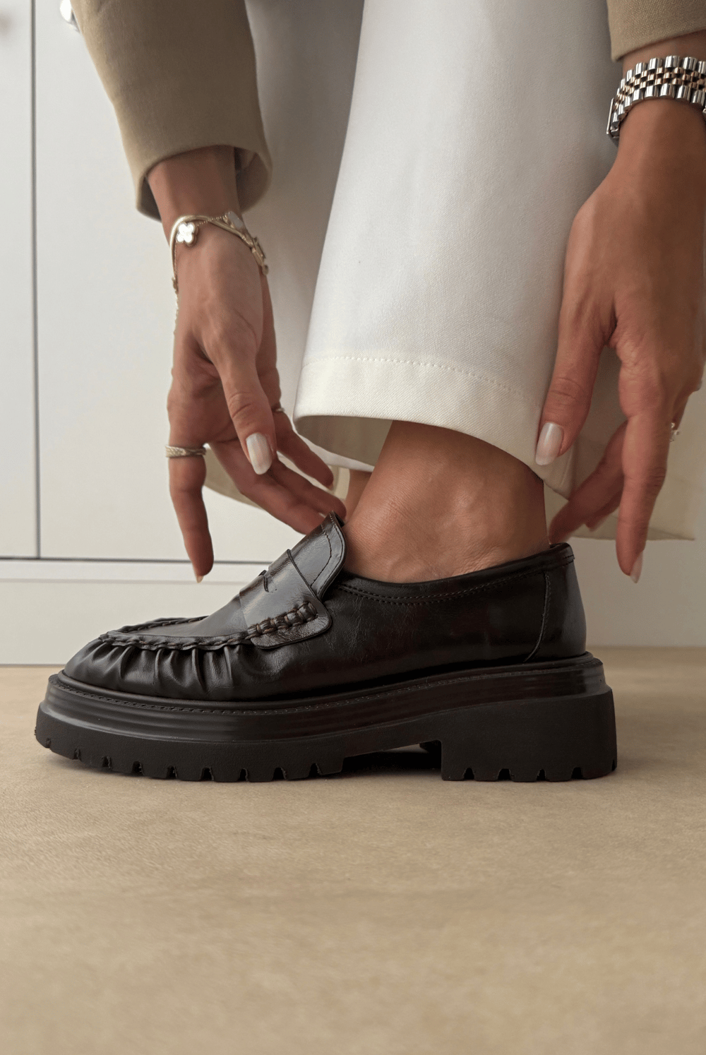 Kadın Loafer ACI KAHVE
