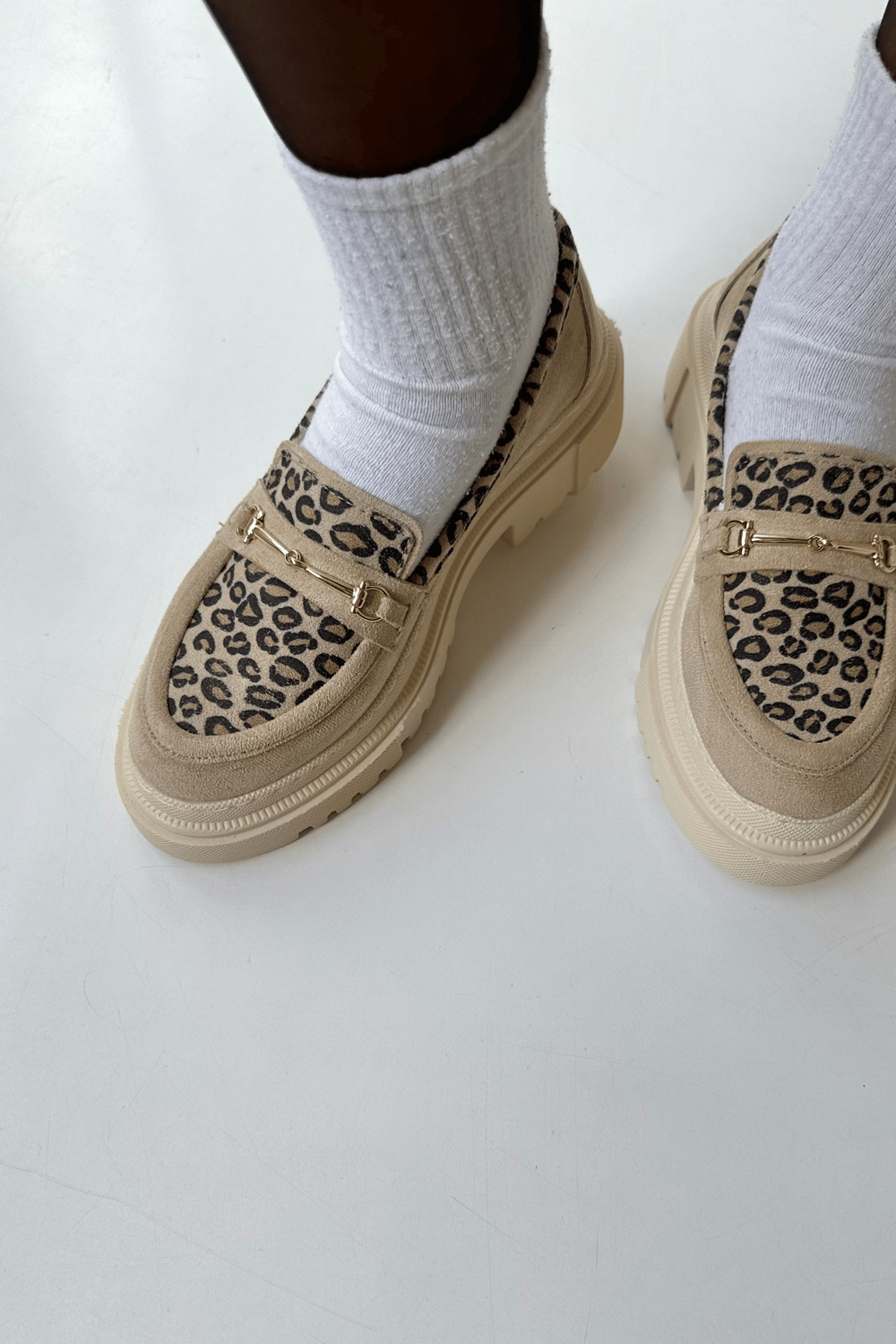 Kadın Loafer Ayakkabı LEOPAR