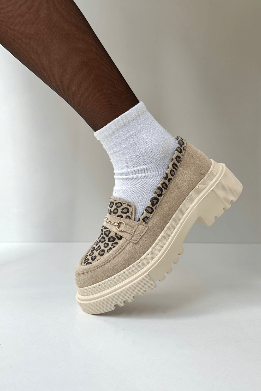 Kadın Loafer Ayakkabı LEOPAR