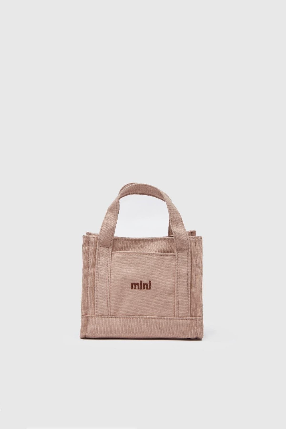 Kanvas Kumaş Kadın Çapraz Çanta Mini VİZON
