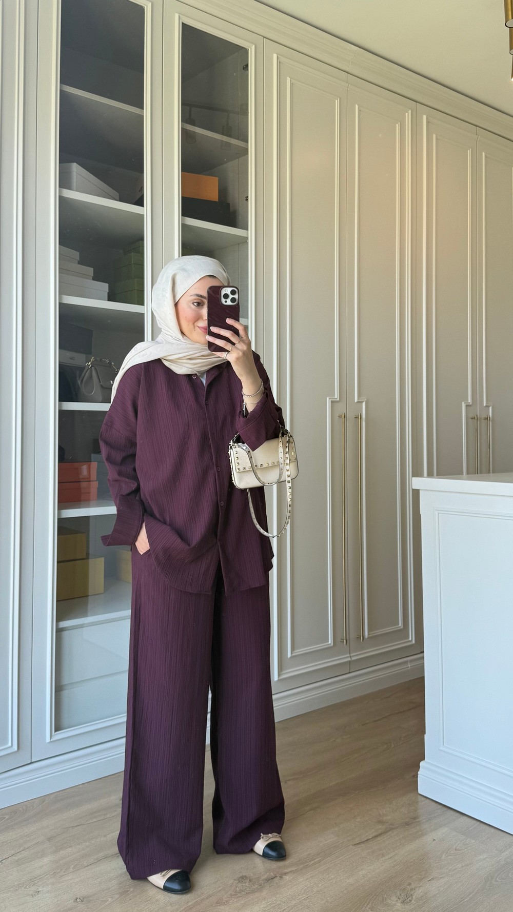 Gofre Basic Takım Mürdüm