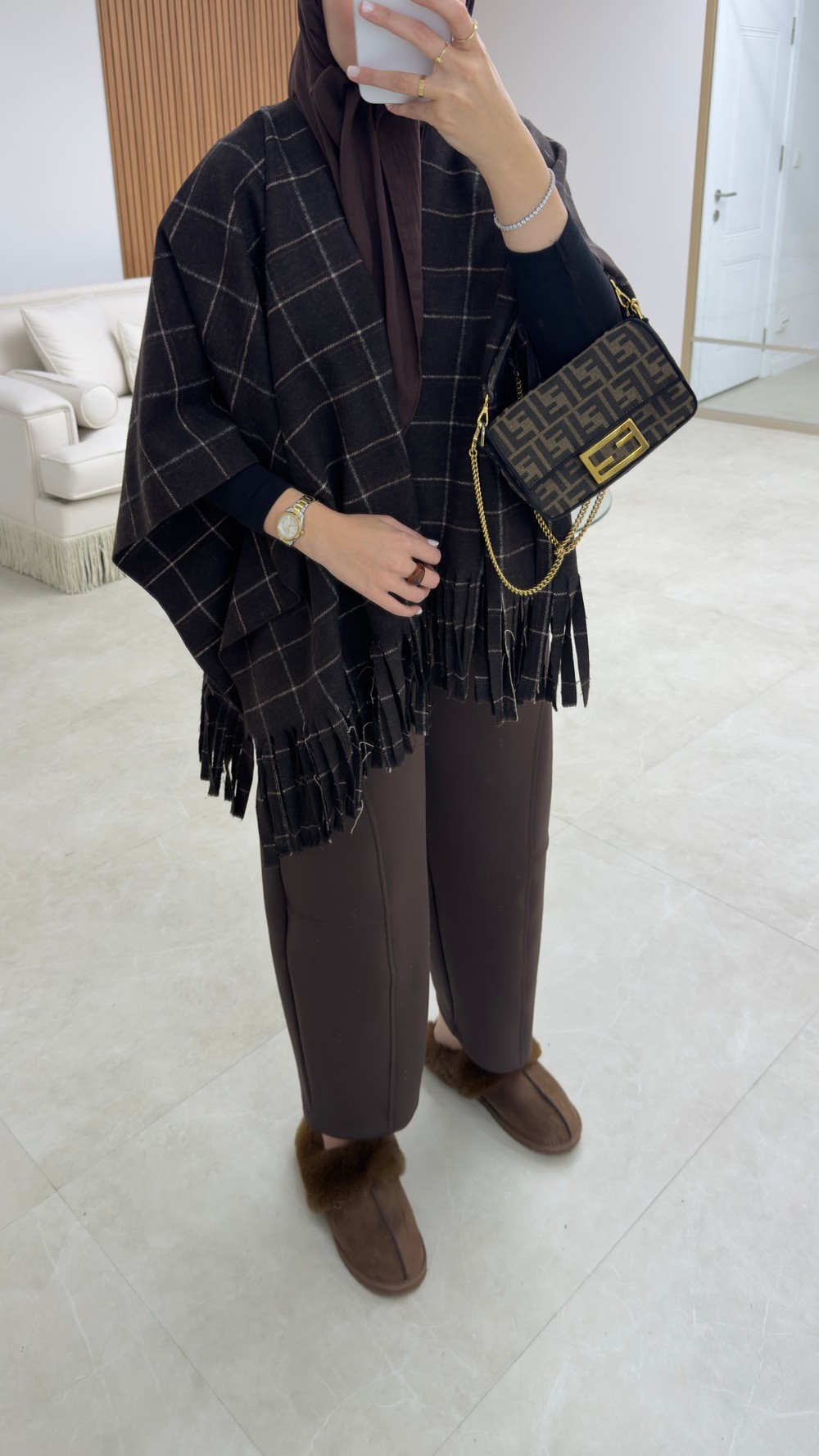 Oversize Skuba Pantolon Acı Kahve 