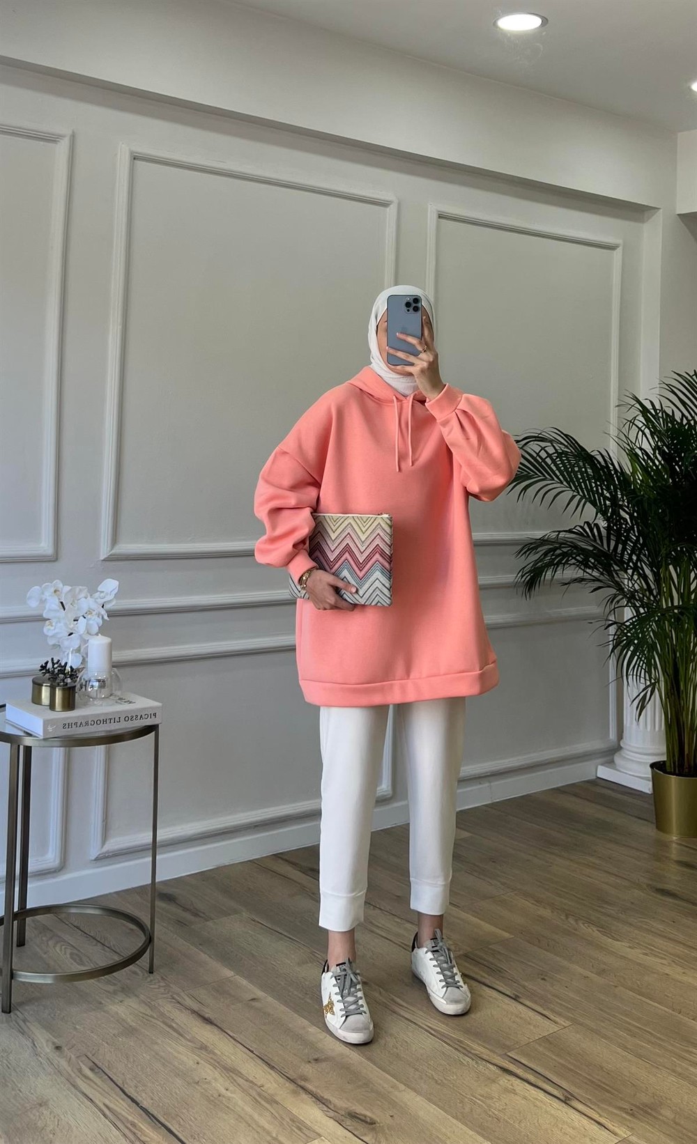 Rabi Sweatshirt Pembe