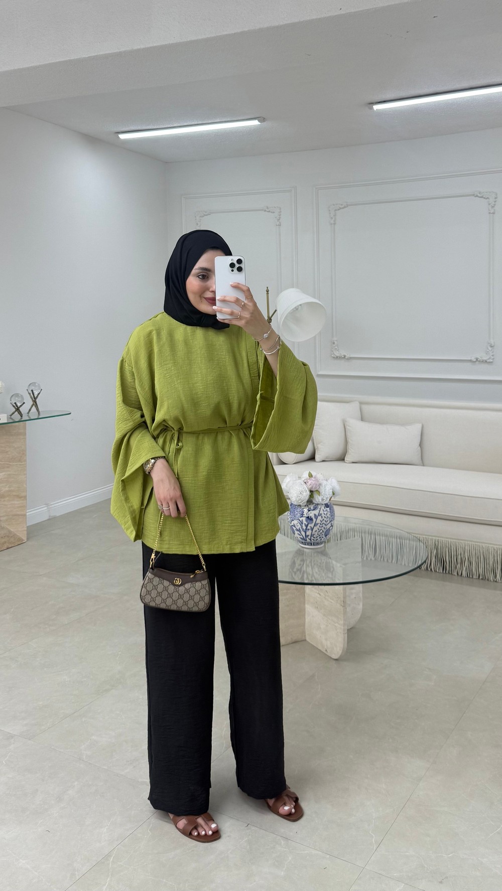 Zoe Keten Pantolon Siyah