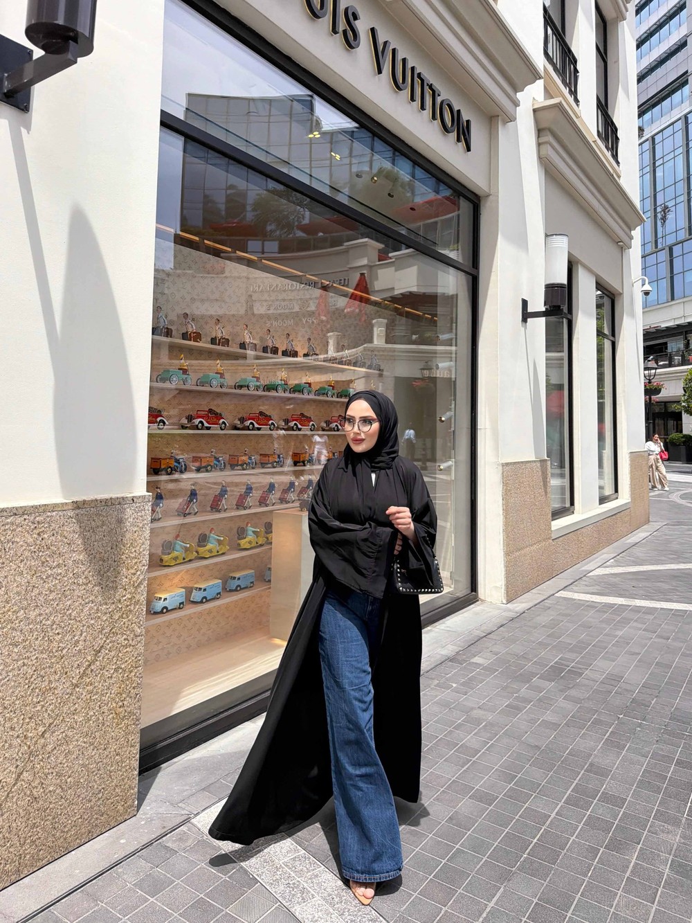 HR-1095H&R ButikPol - Nura Abaya Siyah