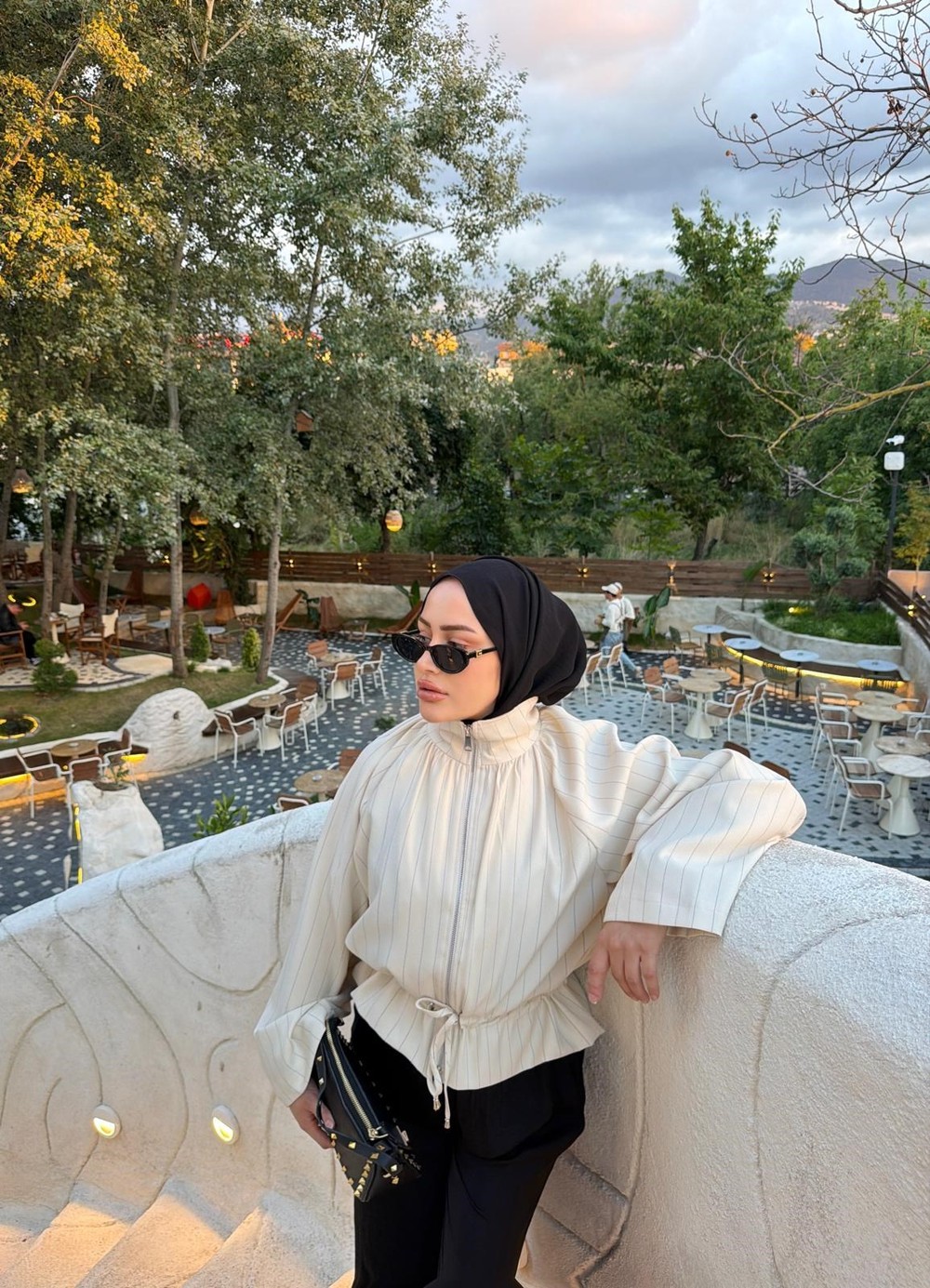 HR-3053H&R ButikTB-Siwa Ceket Taş