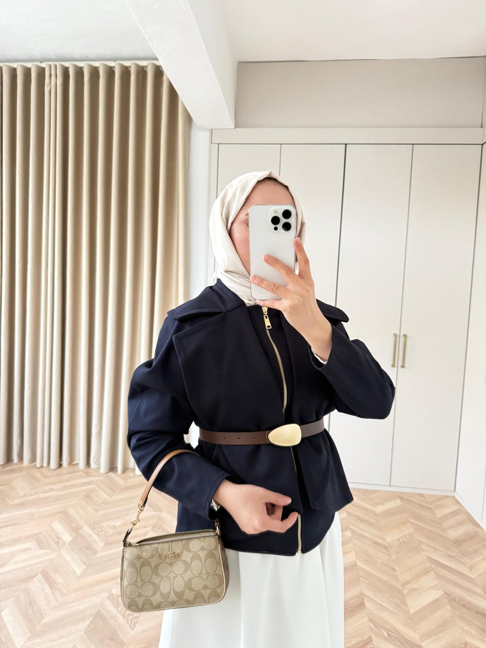 Ceket-227H&R ButikTisa Midi Ceket Siyah
