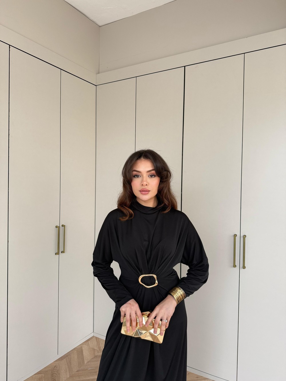 175127517710H&R ButikLisa Sandy Elbise Siyah