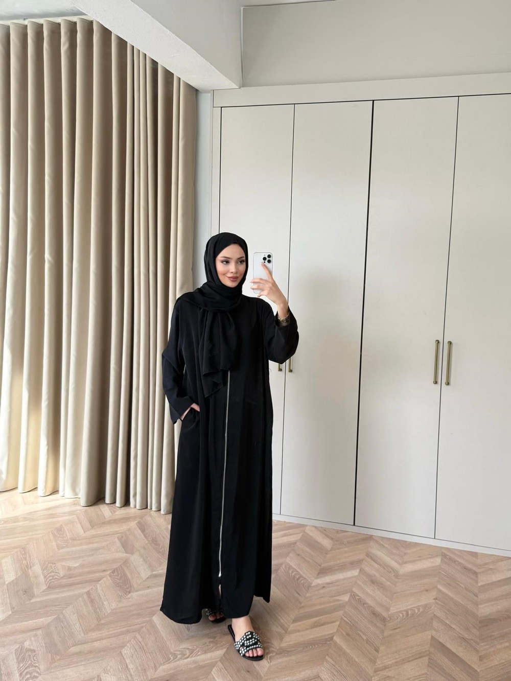 HR-0360H&R ButikNamaz Elbisesi Siyah