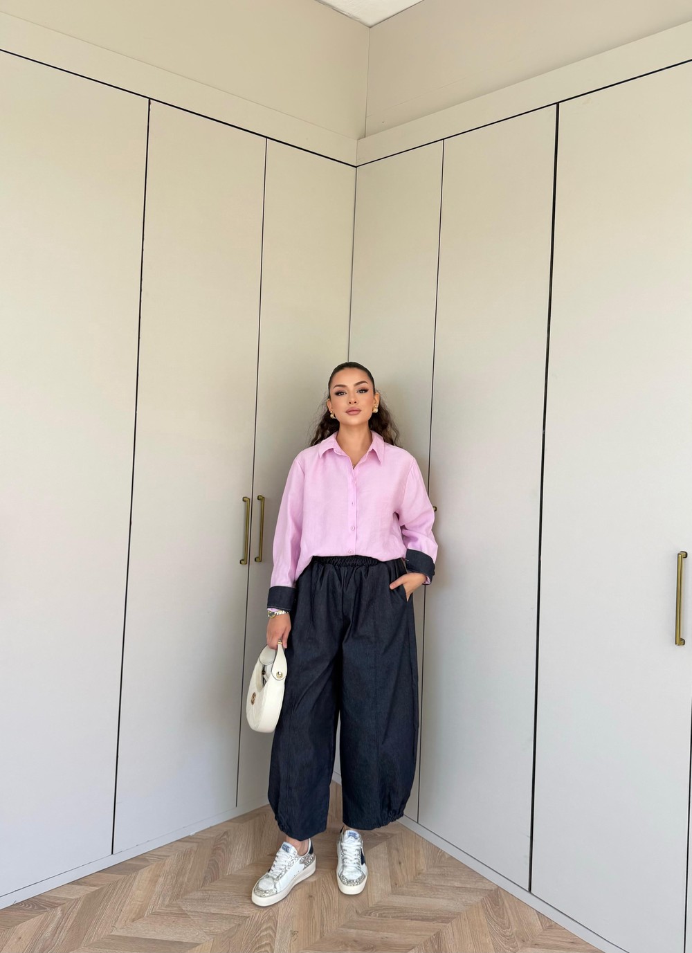 HR-1521H&R ButikPw- Fira Takım Pembe Lacivert