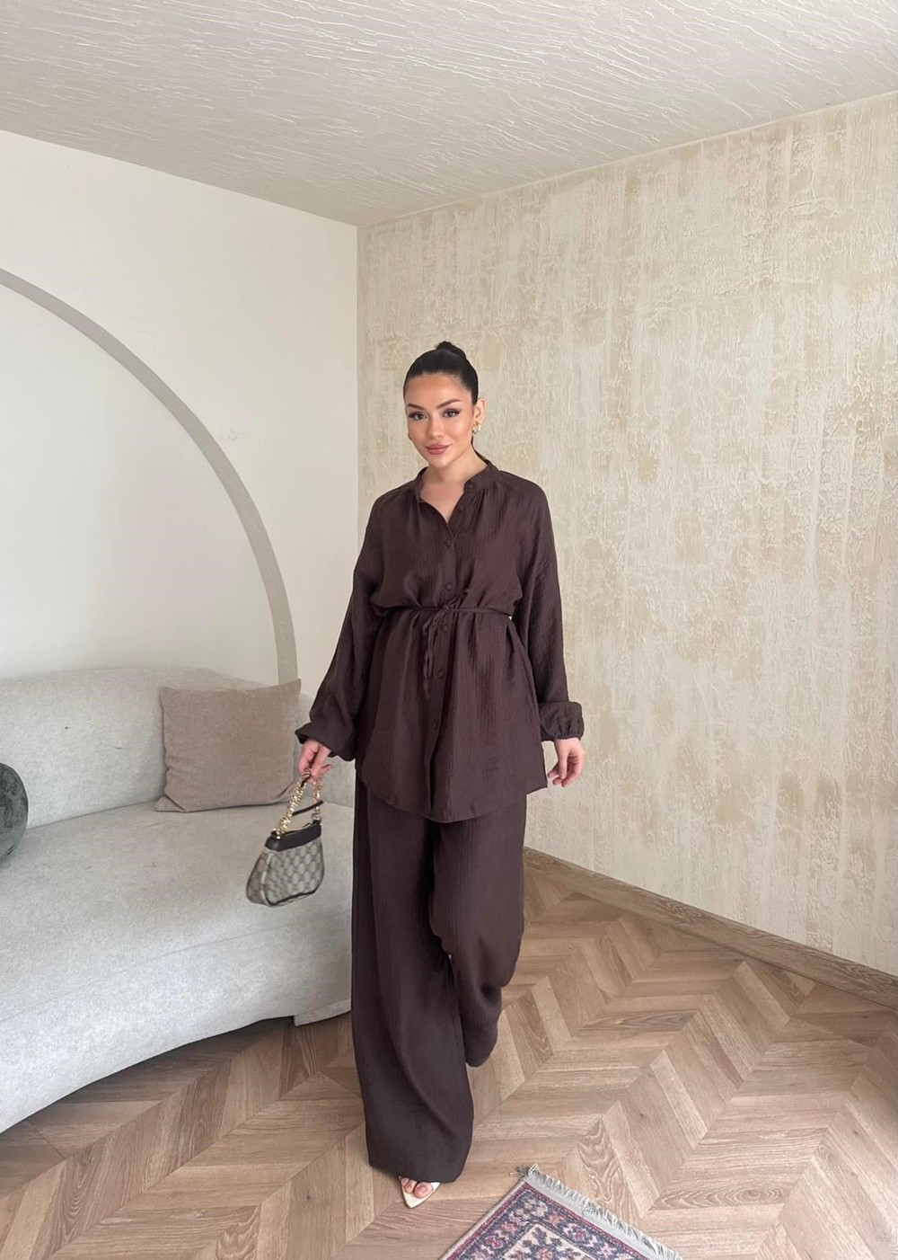 HR-1142H&R ButikTB - Nursu Takım Kahve