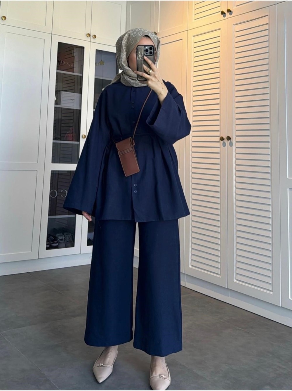 HR-1168H&R ButikTB - Rinal Keten Takım Lacivert