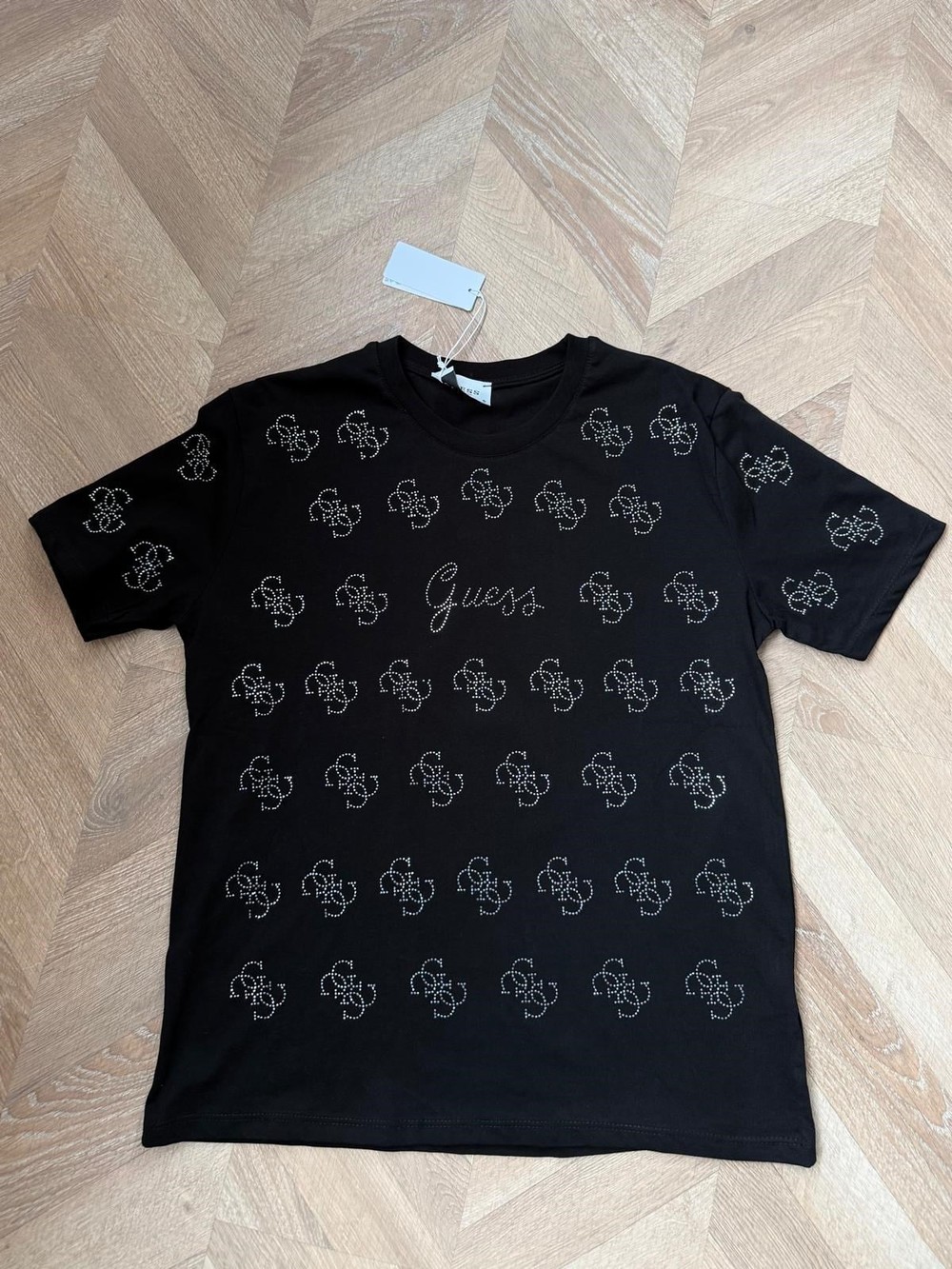 HR-0196H&R ButikHer Yeri Taş Muadil Tişört Siyah