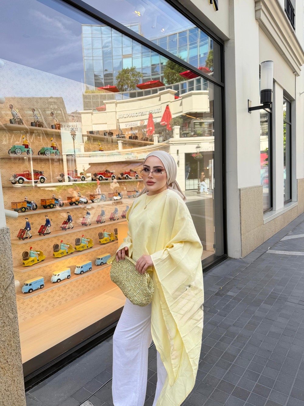HR-1123H&R ButikTB - Gale Midi Modal Tunik Sarı