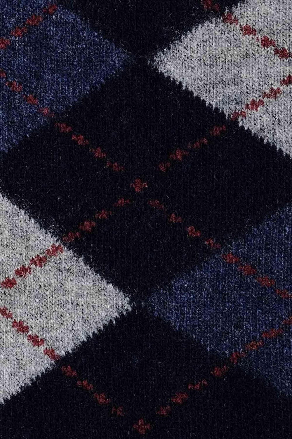Aytuğ Erkek Kuzu Yünü (Lambswool) Tekli Soket Çorap Lacivert