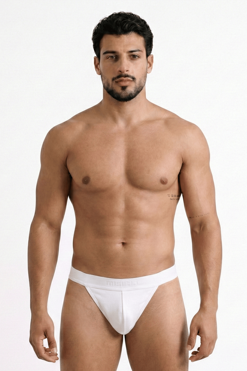Erkek Modal Slim Fit Tanga Beyaz