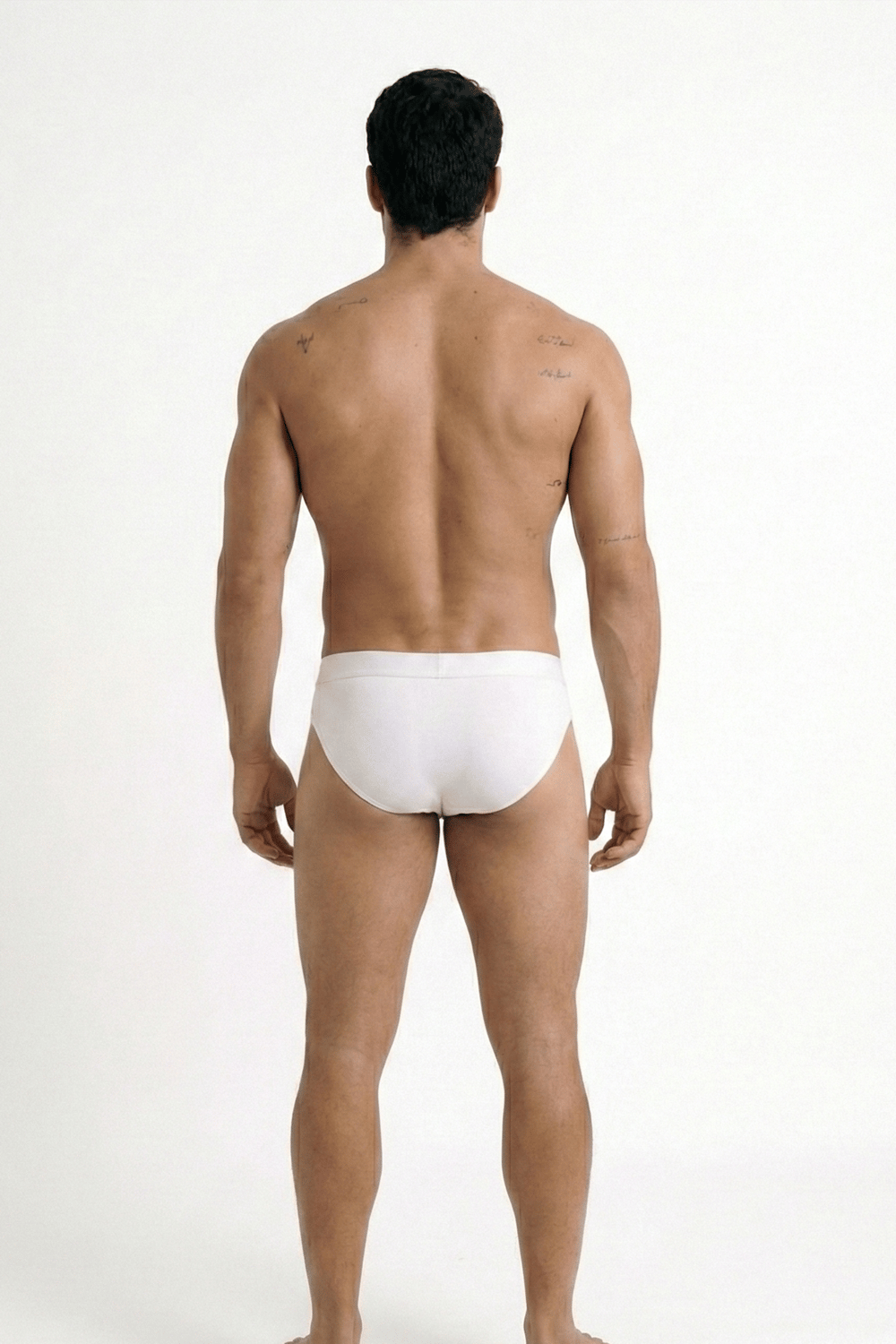 Erkek Modal Slim Fit Tanga Beyaz