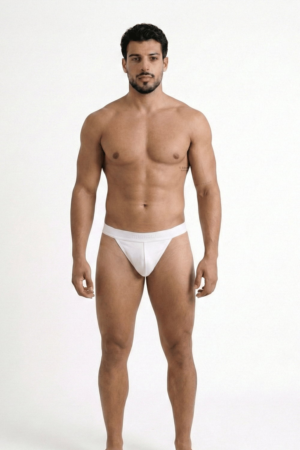 Erkek Modal Slim Fit Tanga Beyaz