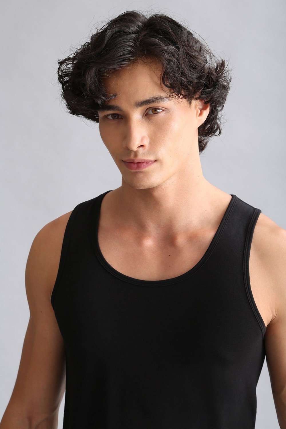 Mısırlı BAMBU HERCULES Slim Fit Basic Atlet Siyah
