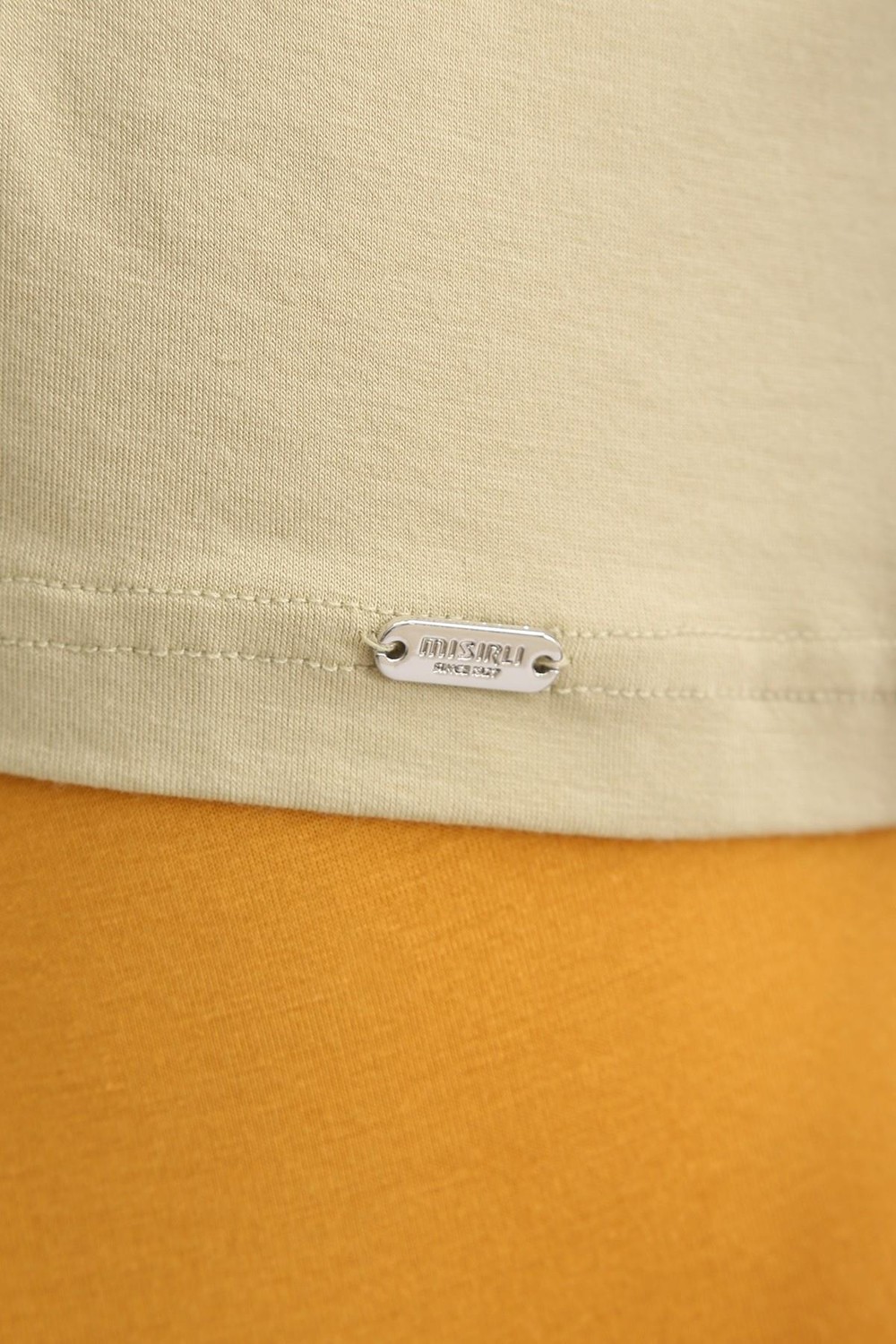 Mısırlı BAMBU ZEUS LUXURY Regular Fit V Yaka Fanila / T-Shirt Haki Ada