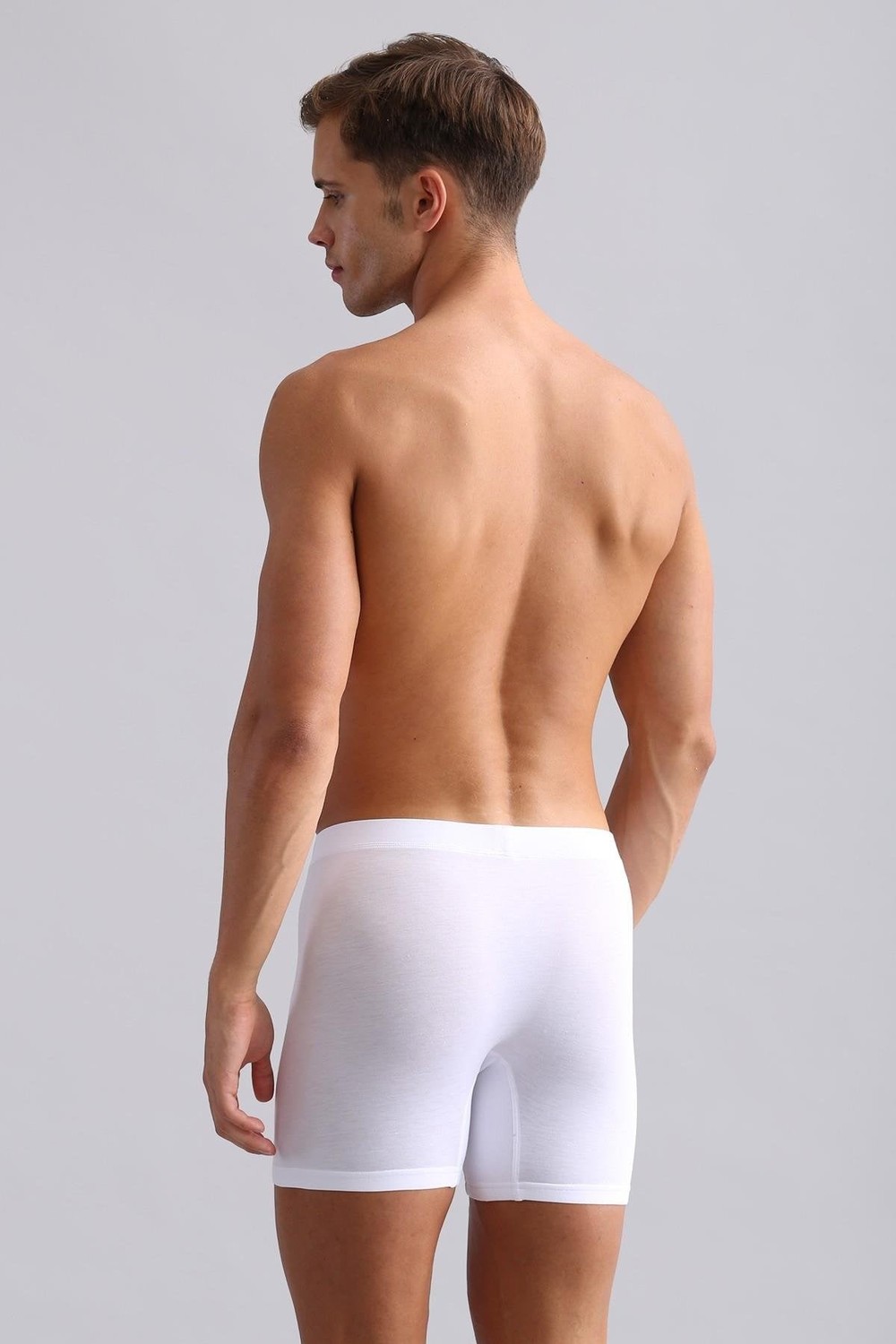 Mısırlı BAMBU ZEUS Regular Fit Long Boxer Beyaz