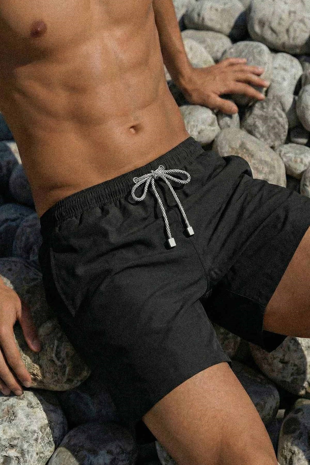 Mısırlı Basıc Deniz Şort Siyah