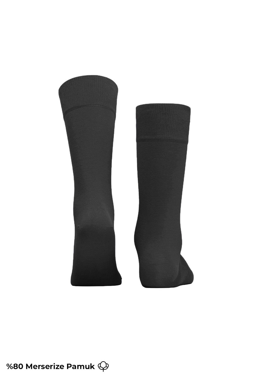 Mısırlı Erkek Merserize Ergonomik Soket Çorap Likralı Antrasit