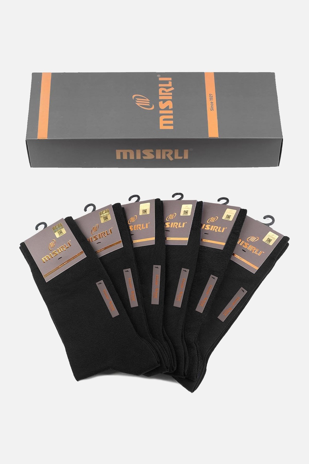 Mısırlı Erkek Modal Ergonomik 6 Çift Soket Çorap Siyah