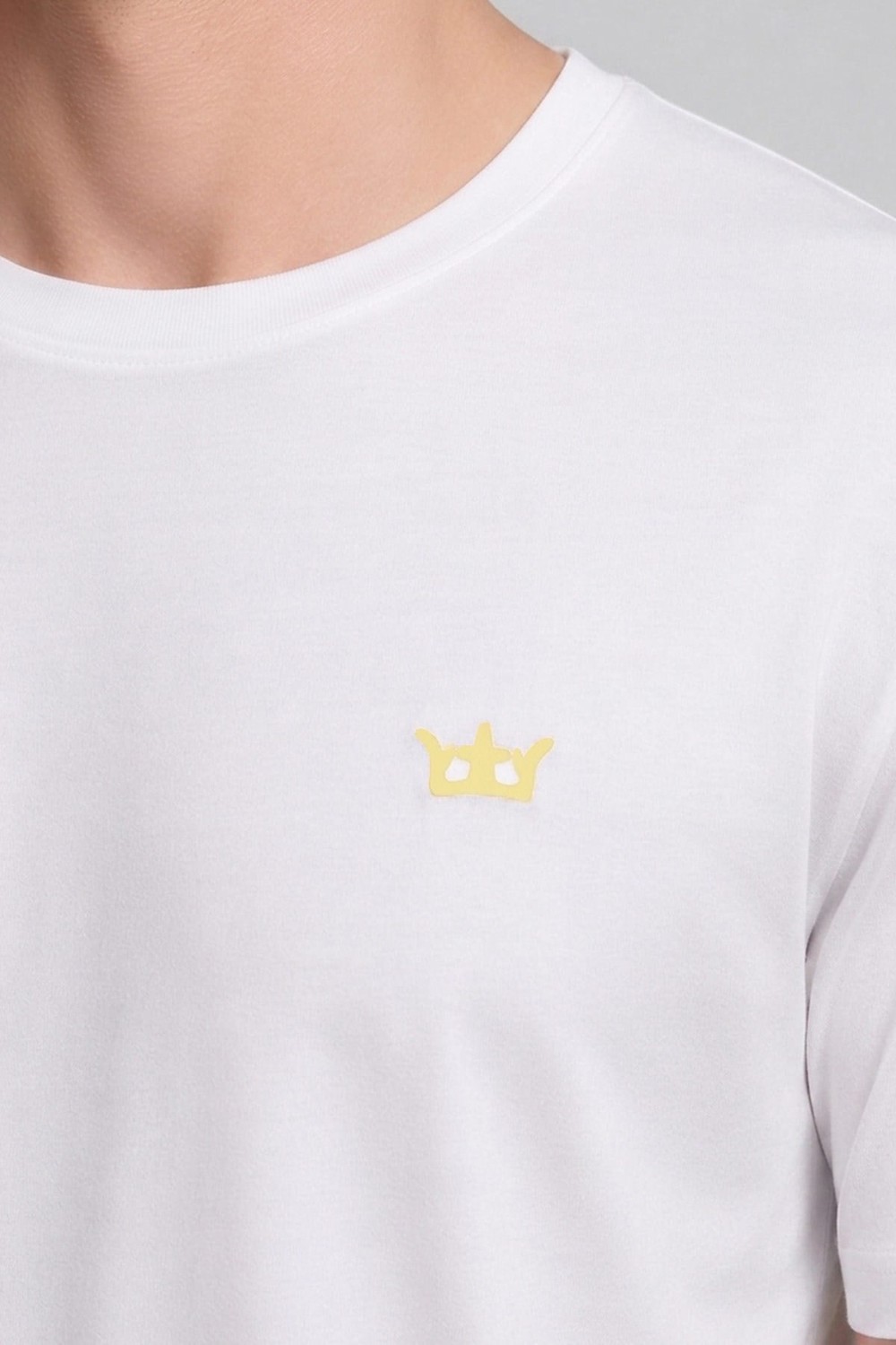 Mısırlı Erkek Pamuk Çizgili Pijama Takım Beyaz-Sarı