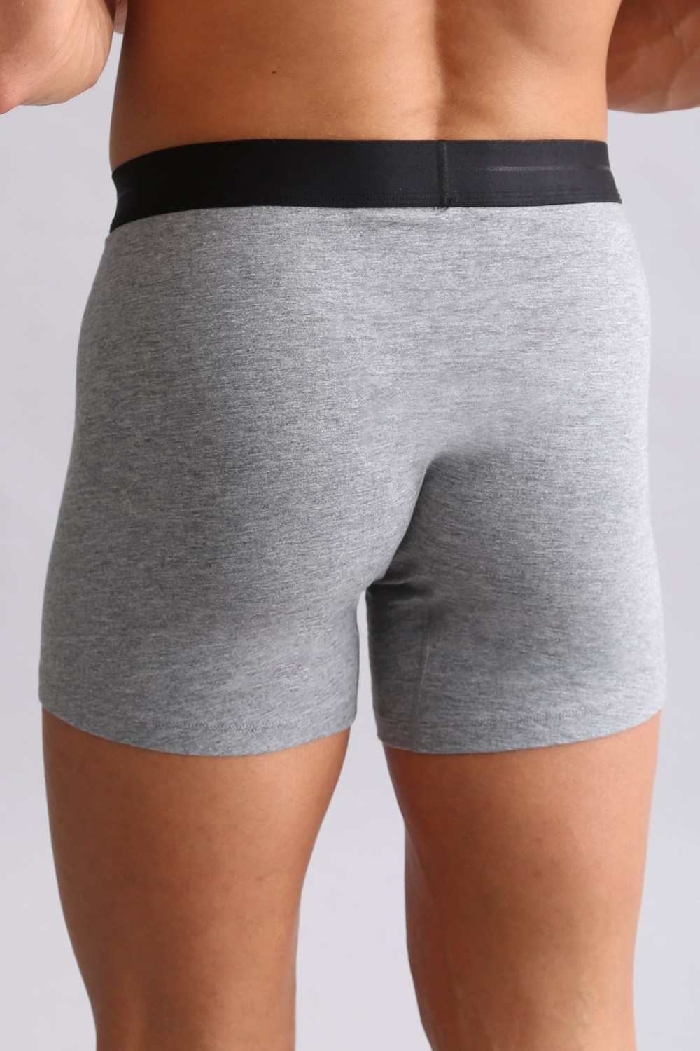 Mısırlı Modal by TENCEL SPARTACUS PLUS PERFORMANCE Long Boxer Gri Melanj