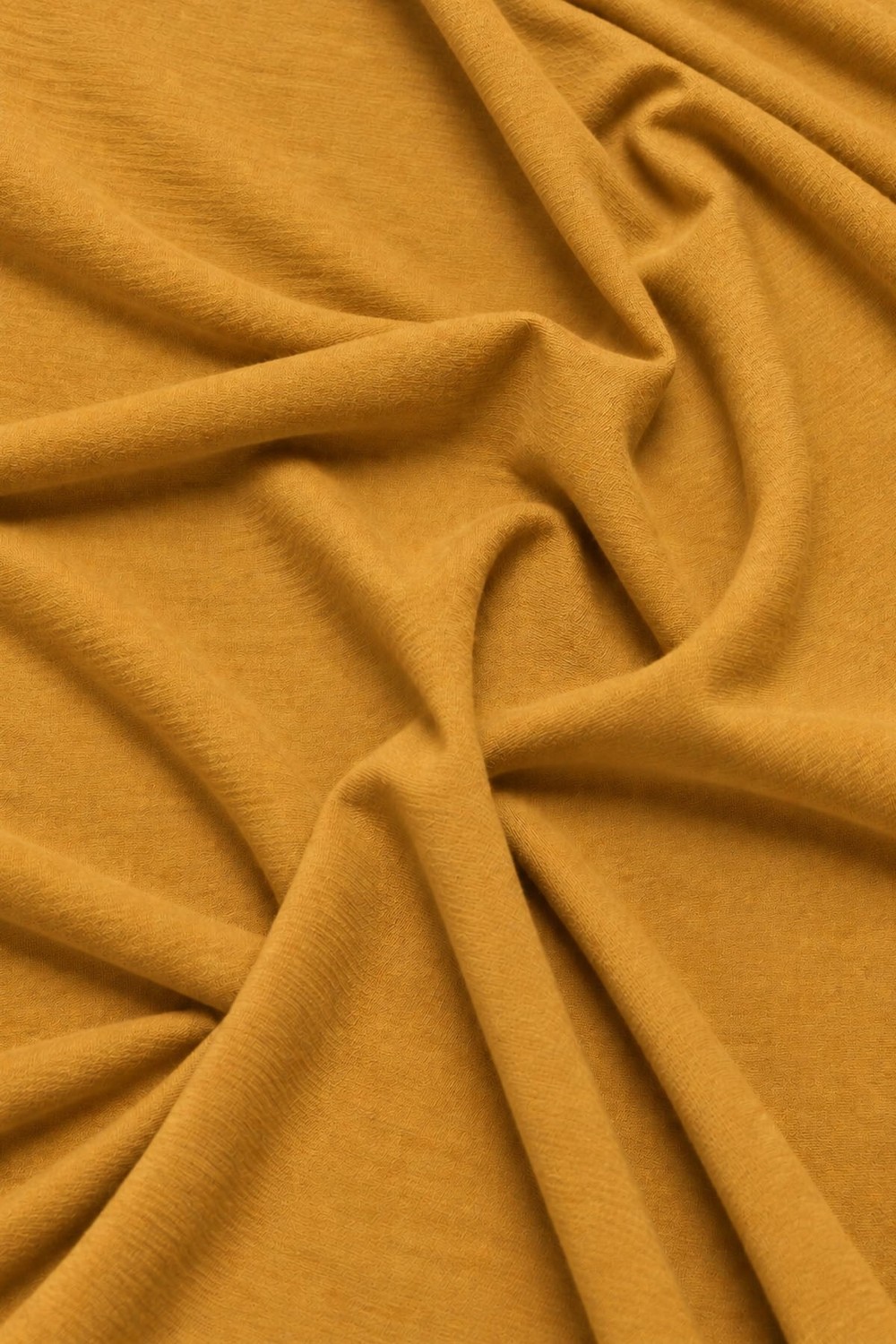 Mısırlı ORGANIC Pamuklu HERCULES Slim Fit Bisiklet Yaka Fanila Hardal
