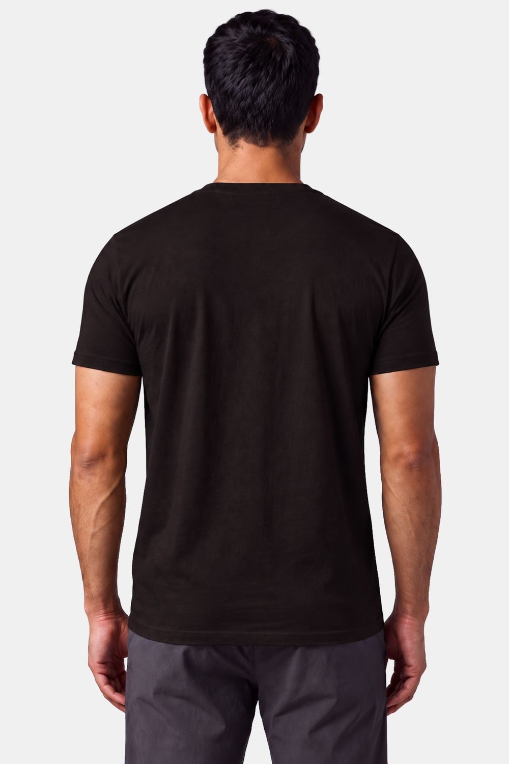 Mısırlı ORGANIC Pamuklu HERCULES Slim Fit Bisiklet Yaka Fanila Kahverengi