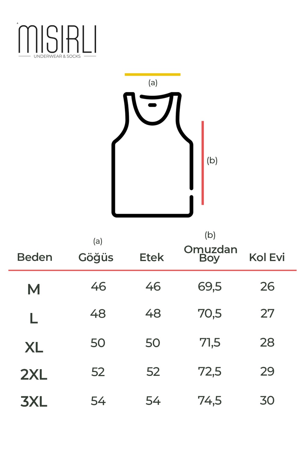 Mısırlı ORGANIC Pamuklu HERCULES Slim Fit Basic Atlet Hardal