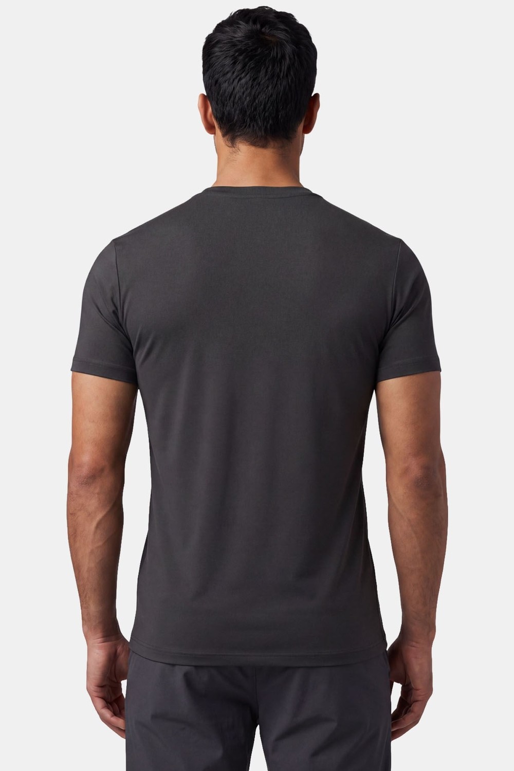 Mısırlı ORGANIC Pamuklu HERCULES Slim Fit Bisiklet Yaka Fanila Antrasit