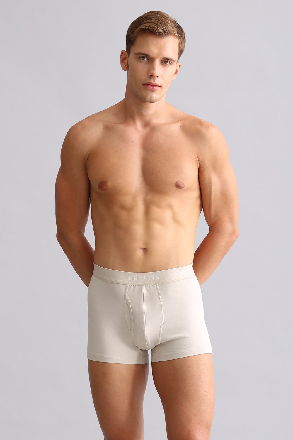 Mısırlı ORGANIC Pamuklu SPARTACUS PLUS PERFORMANCE Boxer Toprak Bej