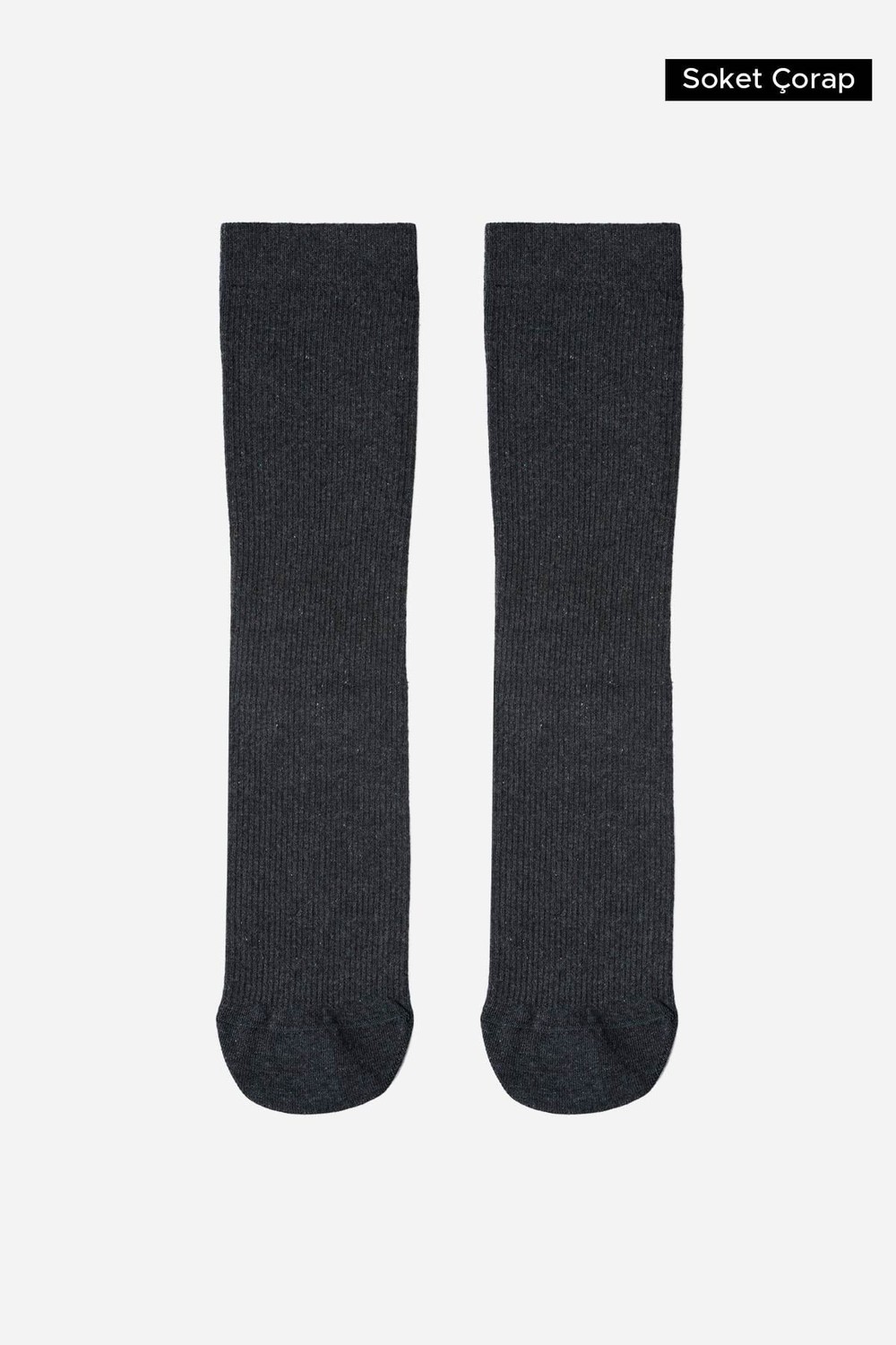 Mısırlı Unisex Bambu Özel Sıkılaştırıcı Teknolojiyle Uçuş ve Pilot Soket Çorap Antrasit