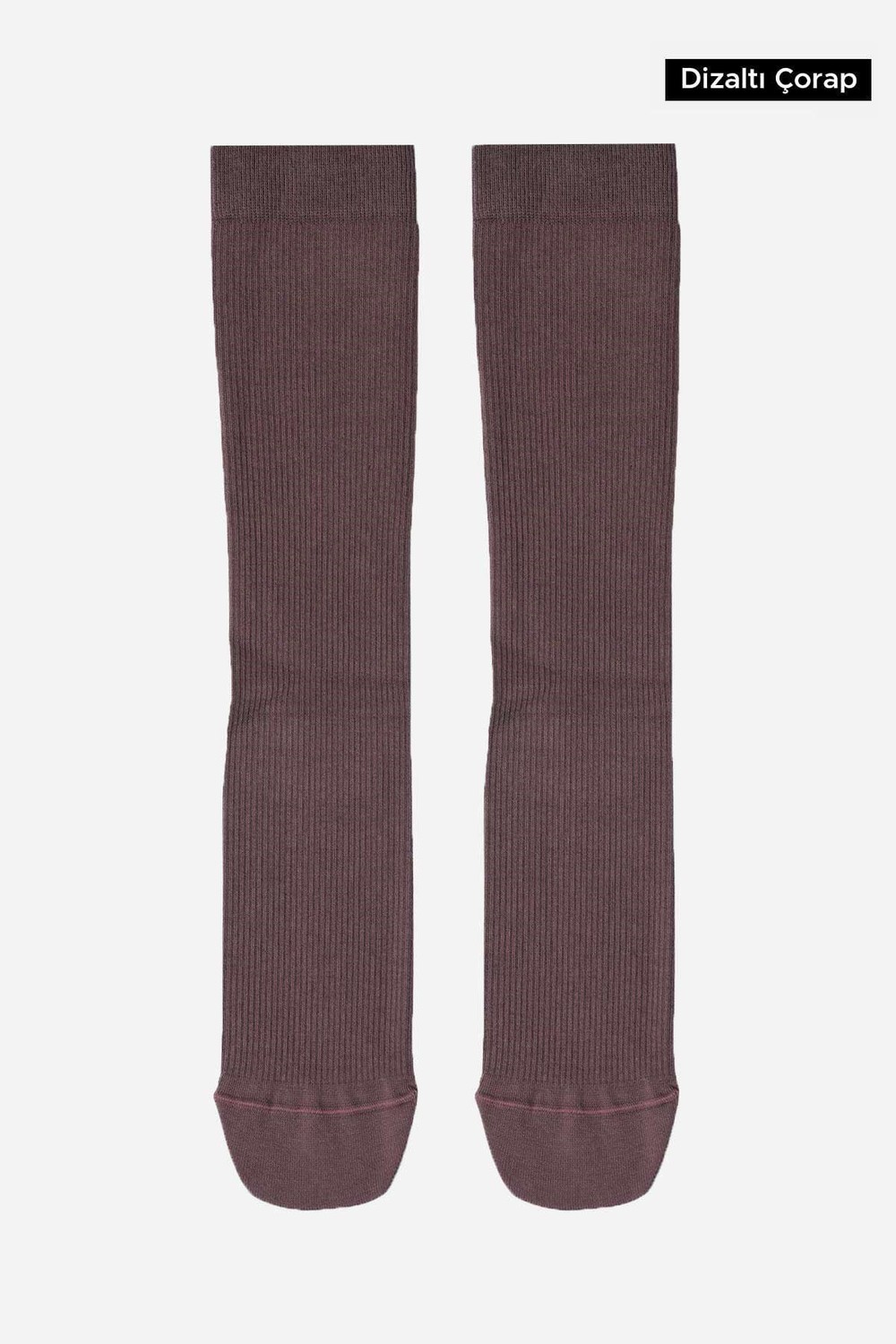 Unisex Bambu Özel Sıkılaştırıcı Teknolojiyle Uçuş ve Pilot Diz Altı Çorap Lavender