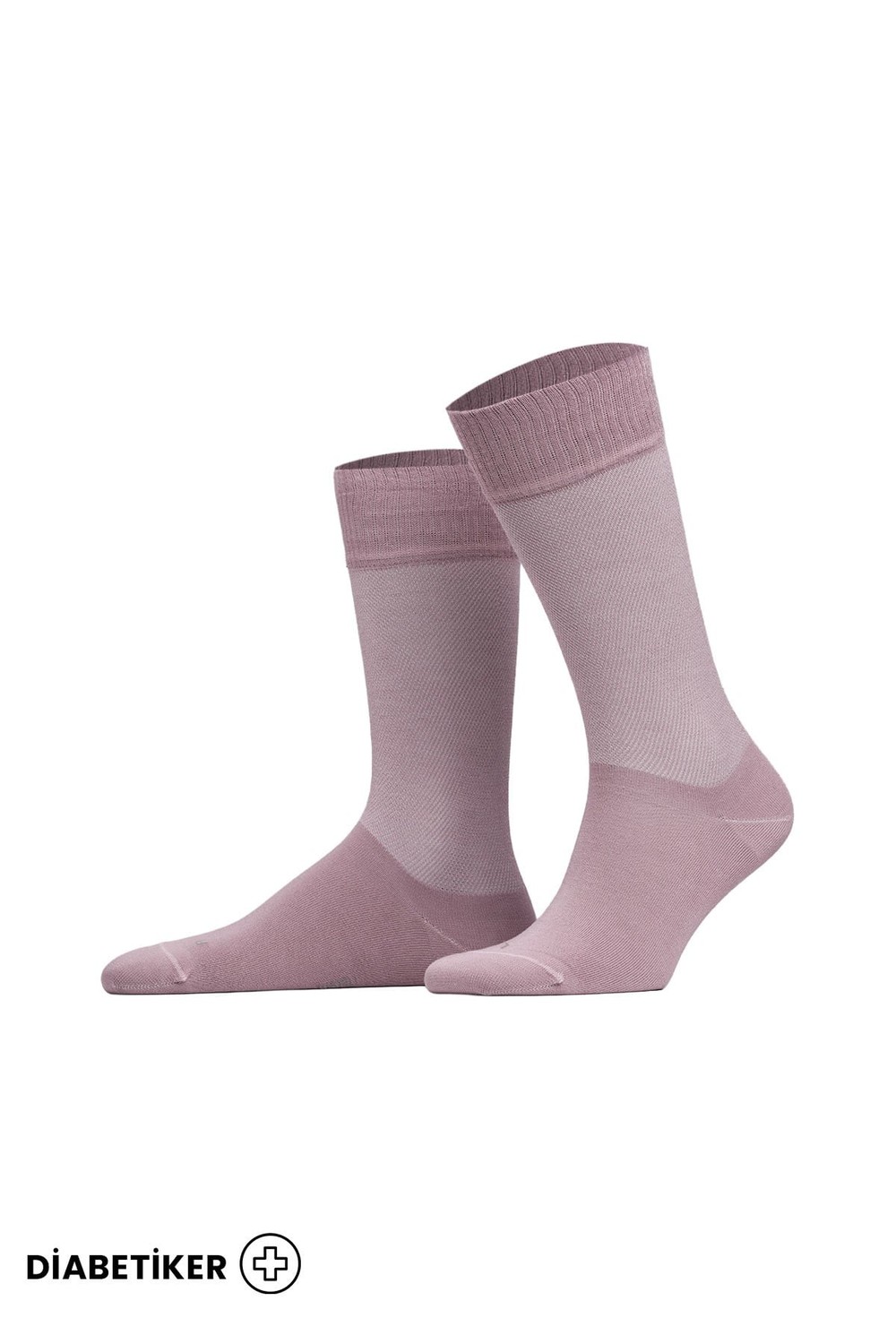 Unisex Diyabetik Bambu Soket Çorap Lavender