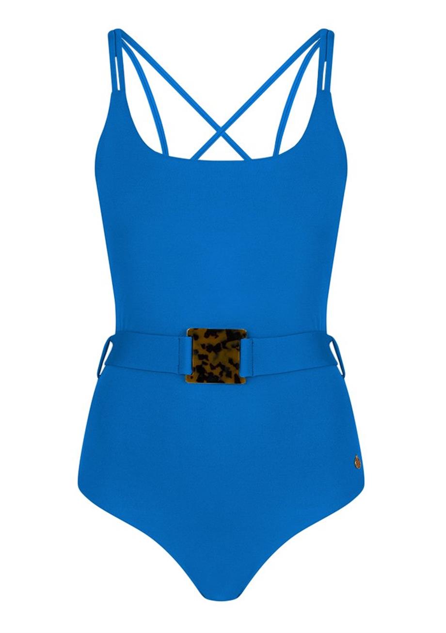 Calming Blues Kemerli Swimsuit