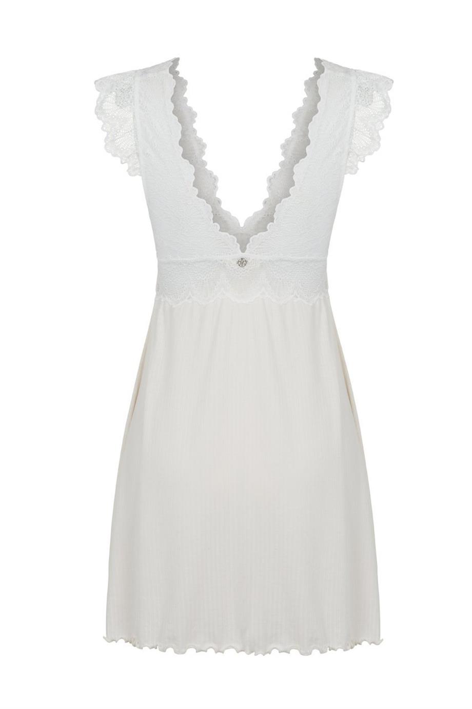 Dahlia Nightshirt Off White