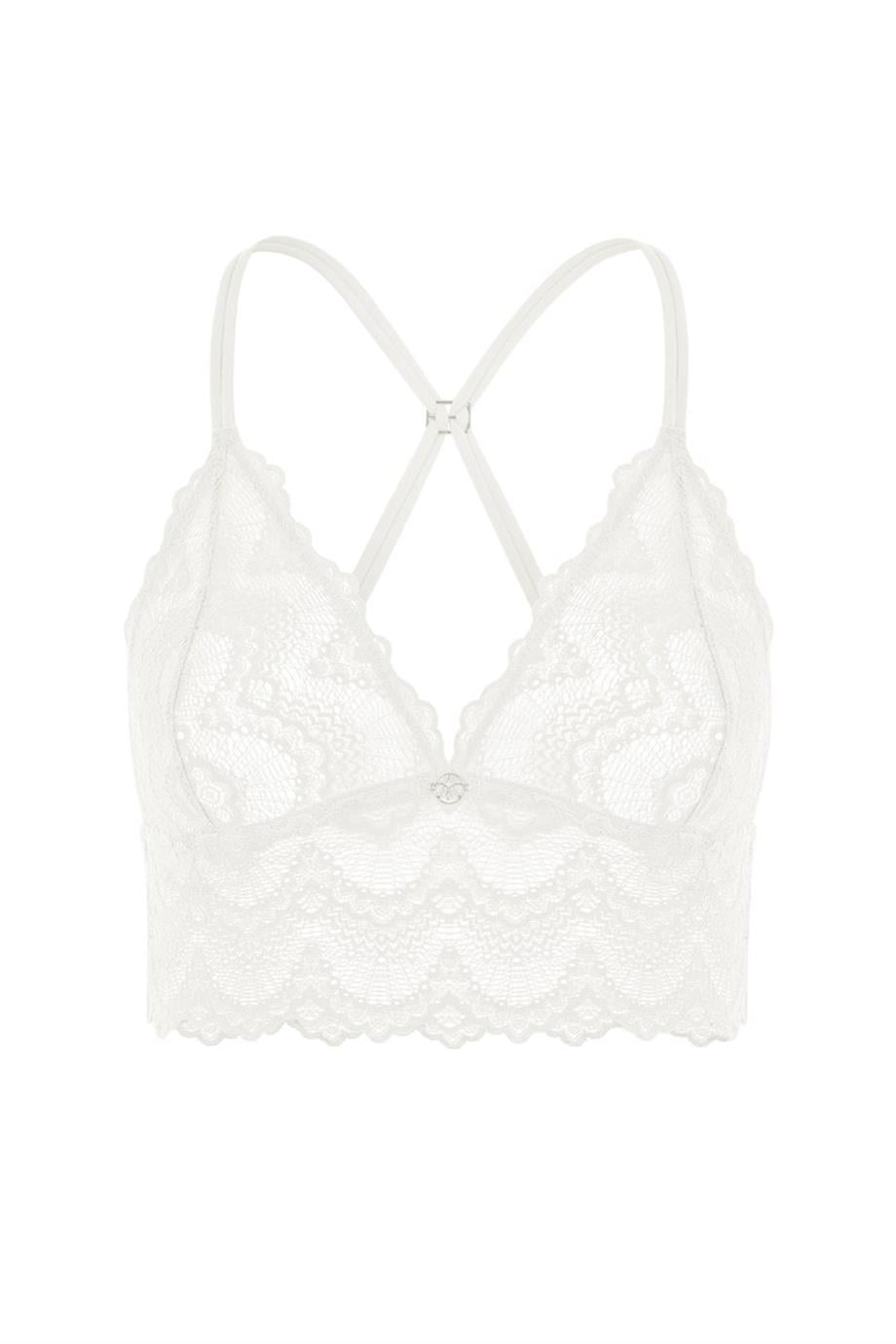 Flame Bralette Off White