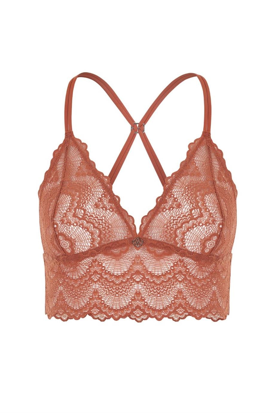 Flame  Bralette Cinnamon