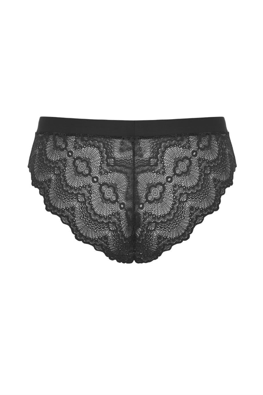 Flame Slip Briefs Black