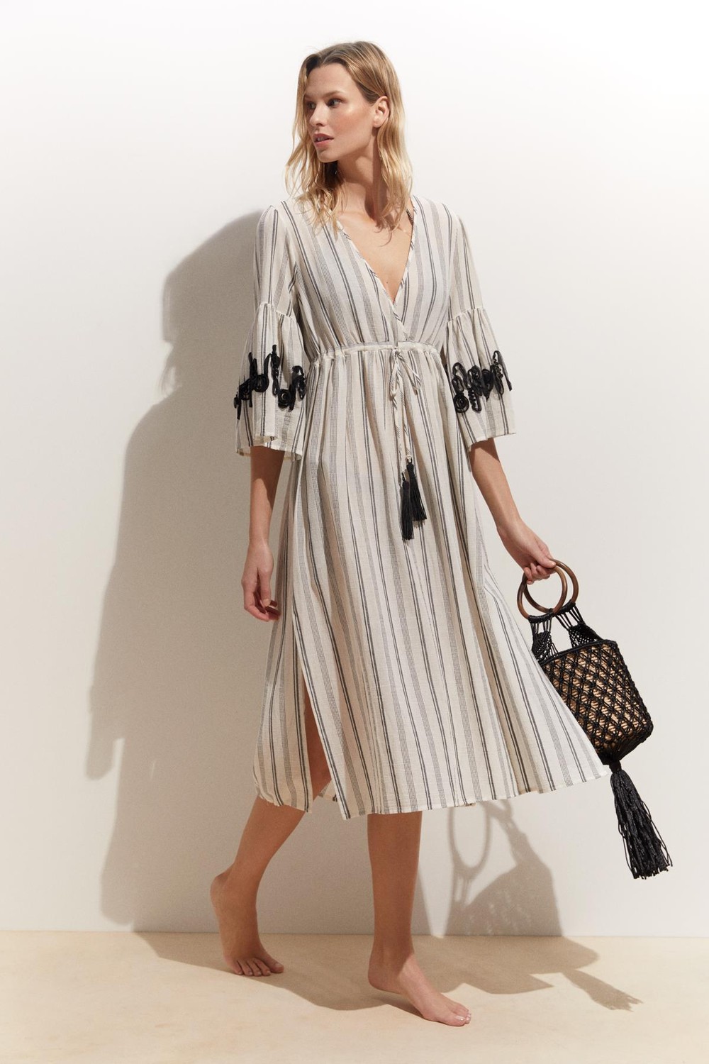 Striped Crude Moorea Maxi Dress