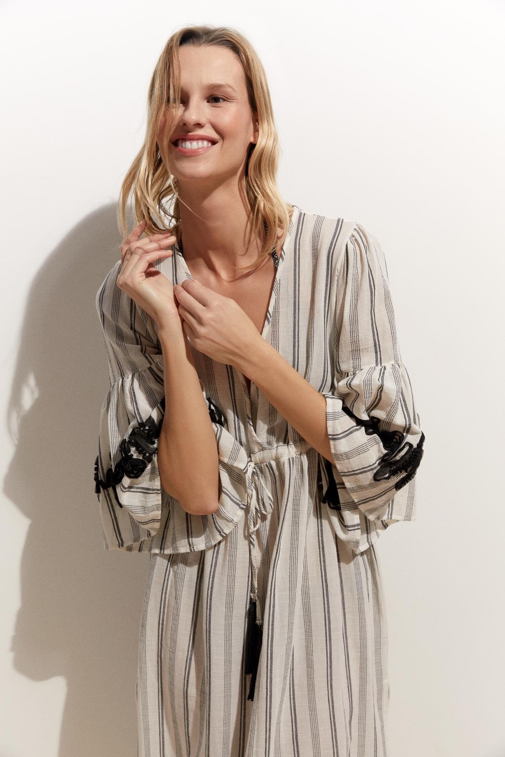 Striped Crude Moorea Maxi Dress